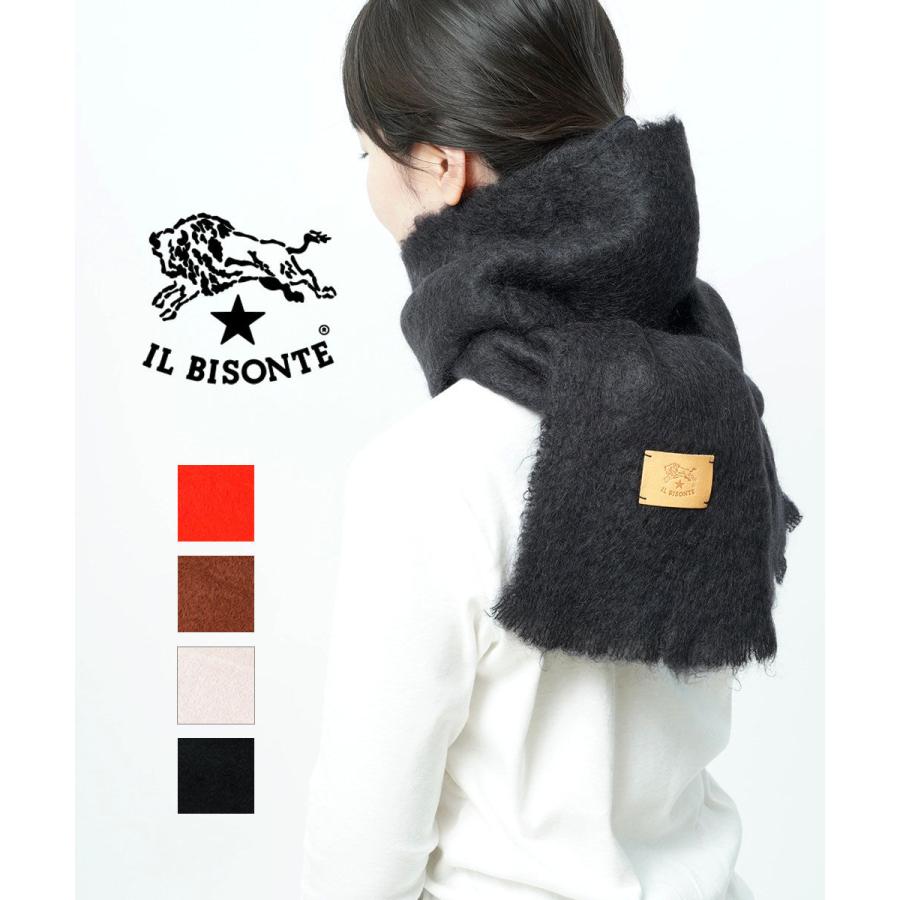 IL BISONTE（イルビゾンテ） モヘアマフラー レディース メンズ 国内