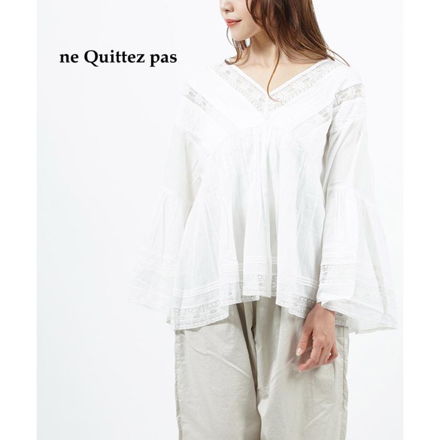 NE QUITTEZ PAS!（ヌキテパ） 2WAY ブラウス レースブラウス ne