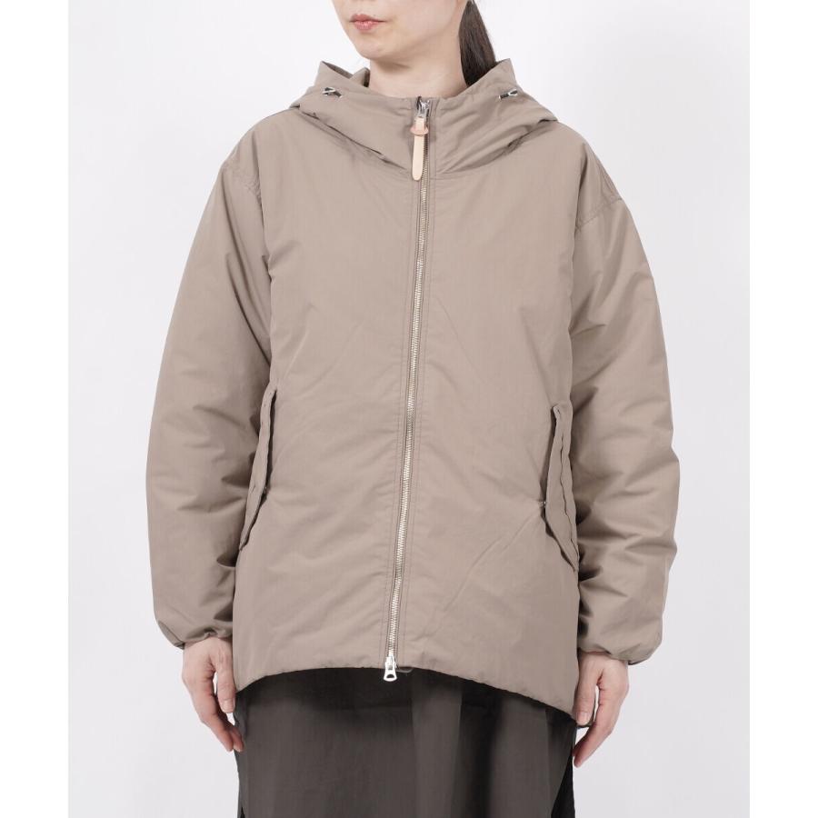 ロフトラボ ダウンコート フーデッドミドルレングスダウンジャケット