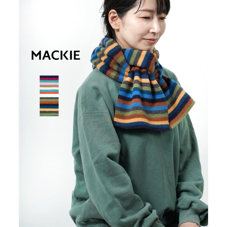 ROBERT MACKIE（ロバートマッキー） マルチボーダー マフラー