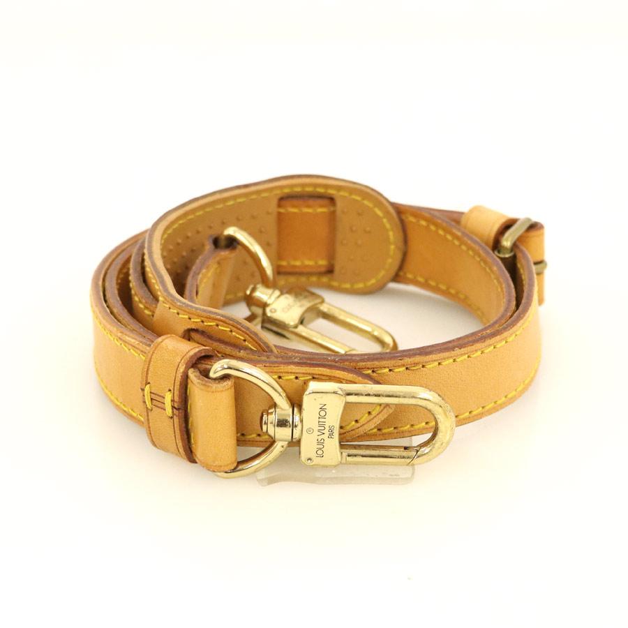 ルイヴィトン LOUIS VUITTON ショルダーストラップ ヌメ革 小物