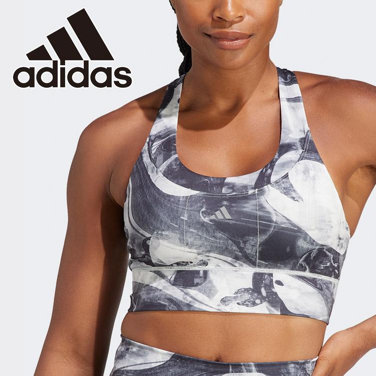 adidas（アディダス） W RUN PKT AOP ミディアムサポートブラ MKV98