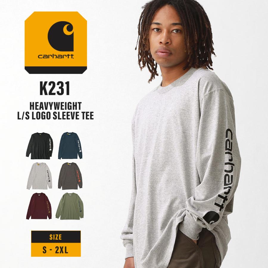 Carhartt（カーハート） ロンt メンズ ブランド tシャツ 長袖 袖ロゴ