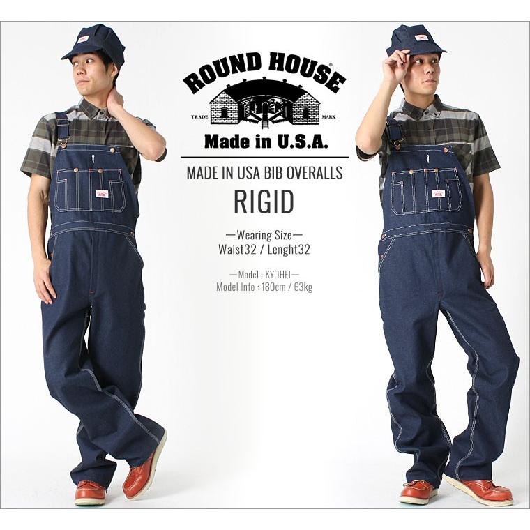 ROUND HOUSE（ラウンドハウス） オーバーオール デニム ジーンズ