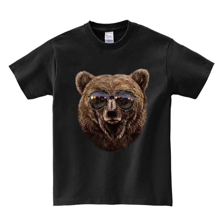 グリズリーベア・クマ・熊・サングラス 】メンズ 半袖 Tシャツ : FOX