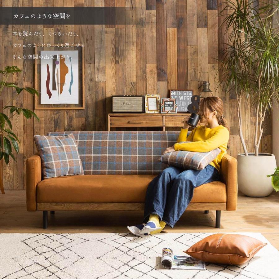 ソファ ソファー ファブリックソファ ファブリックレザー 二人掛け