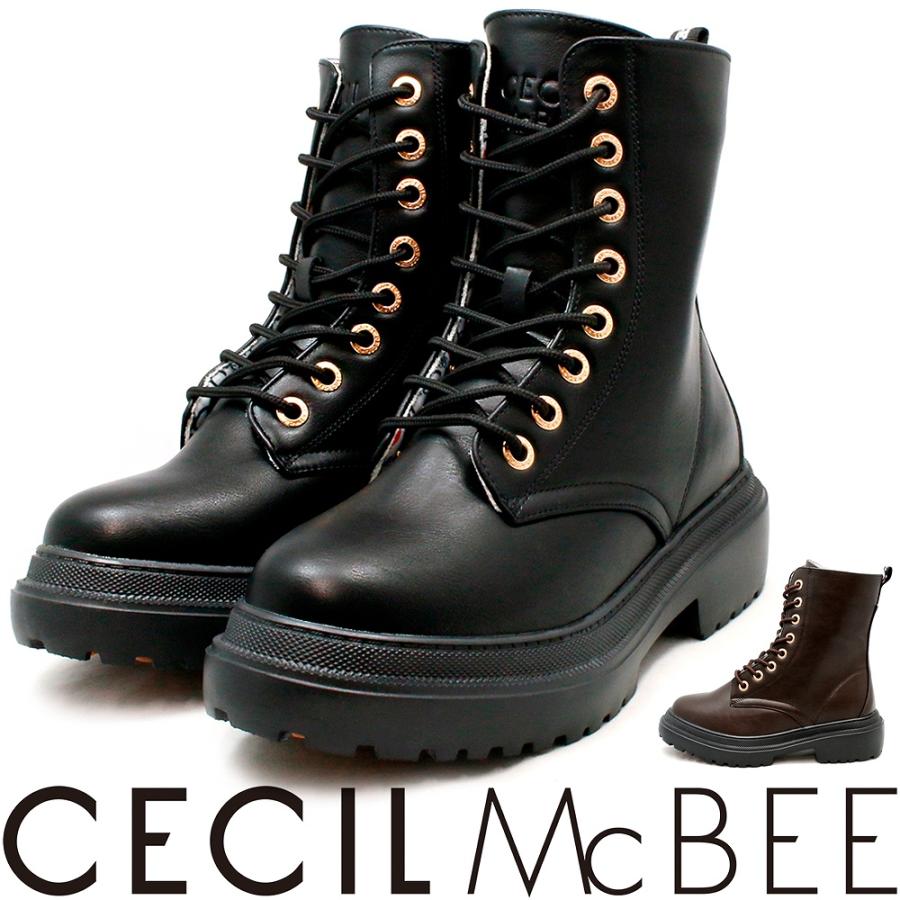 CECIL McBEE（セシルマクビー） レディース ブーツ 8ホール ボリューム