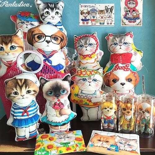 コヤンイサムチョン・アンクルキャット 猫のドール・クッション