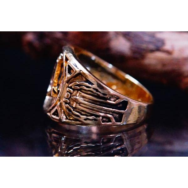 秘密結社 フリーメイソン シンボルマーク イエローゴールド ンズ