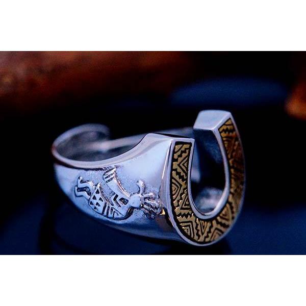 Indian Jewelry インディアンジュエリー 馬蹄 ホースシュー ココペリ