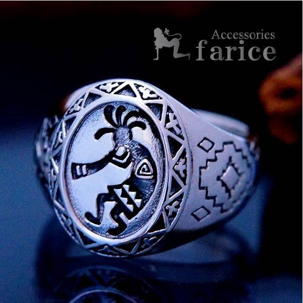 Indian Jewelry インディアンジュエリー ココペリ 精霊 幾何学模様