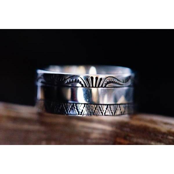 Indian Jewelry トライアングルカット ターコイズ 蔦 ヒーリング