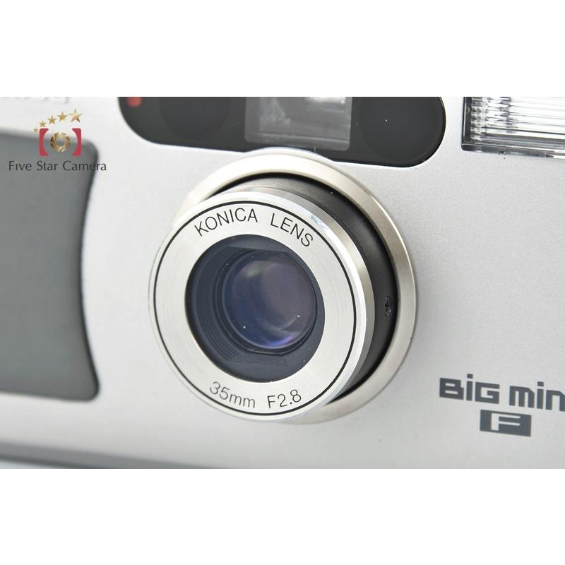 中古】KONICA コニカ BIG mini F シルバー コンパクトフィルムカメラ