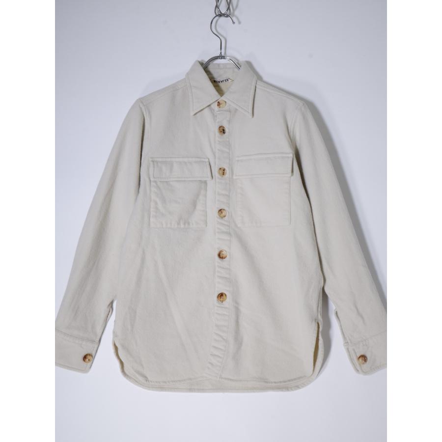 AURALEEオーラリー Super Soft Wool Flannel Shirts ウールフランネル