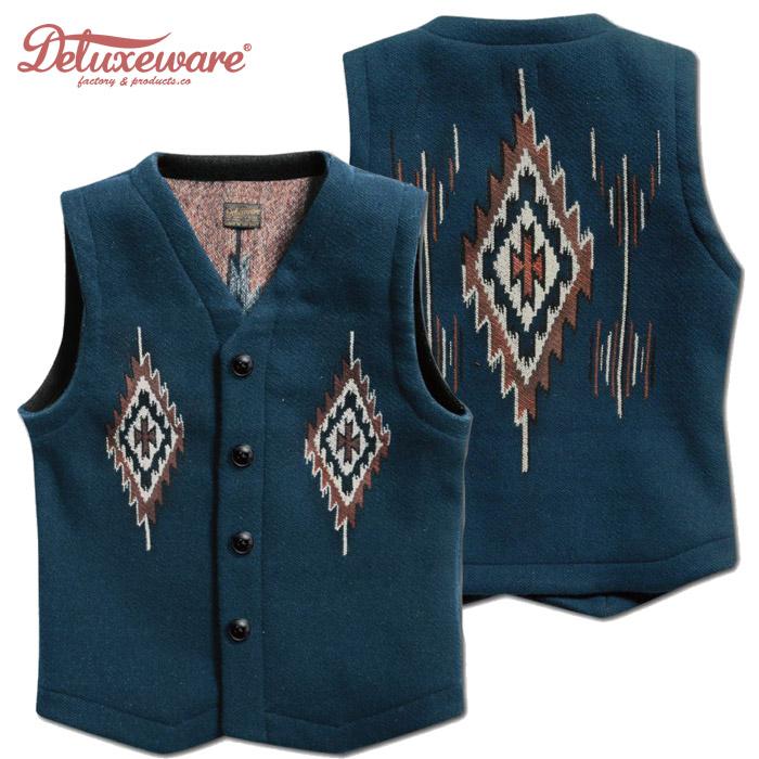 DELUXEWARE（デラックスウエア） ベスト D-22 NATIVE VEST ネイティブ