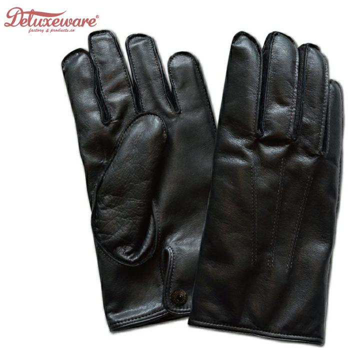 DELUXEWARE（デラックスウエア） レザーグローブ 手袋 DLG-001 LEATHER