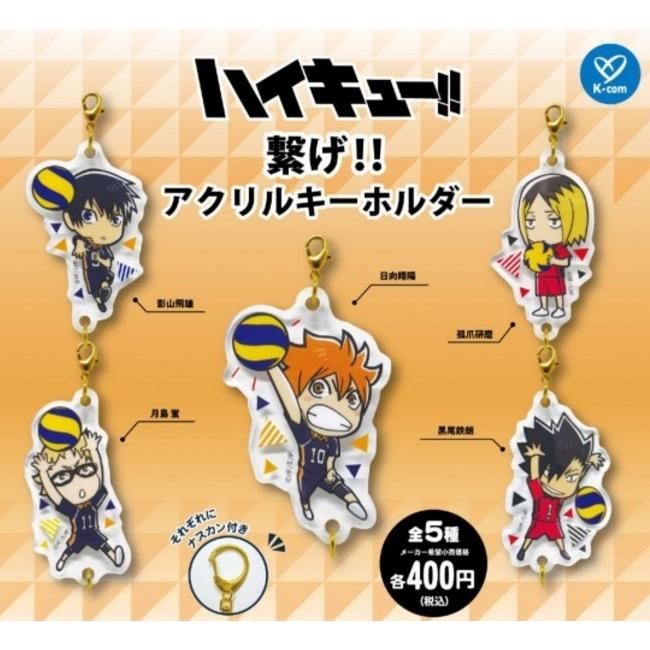 ハイキュー!! 繋げ!! アクリルキーホルダー 全5種セット コンプリート