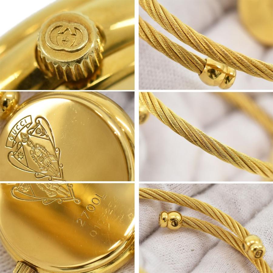 GUCCI（グッチ） 2700L バングルウォッチ ホワイトシェル文字盤 QZ