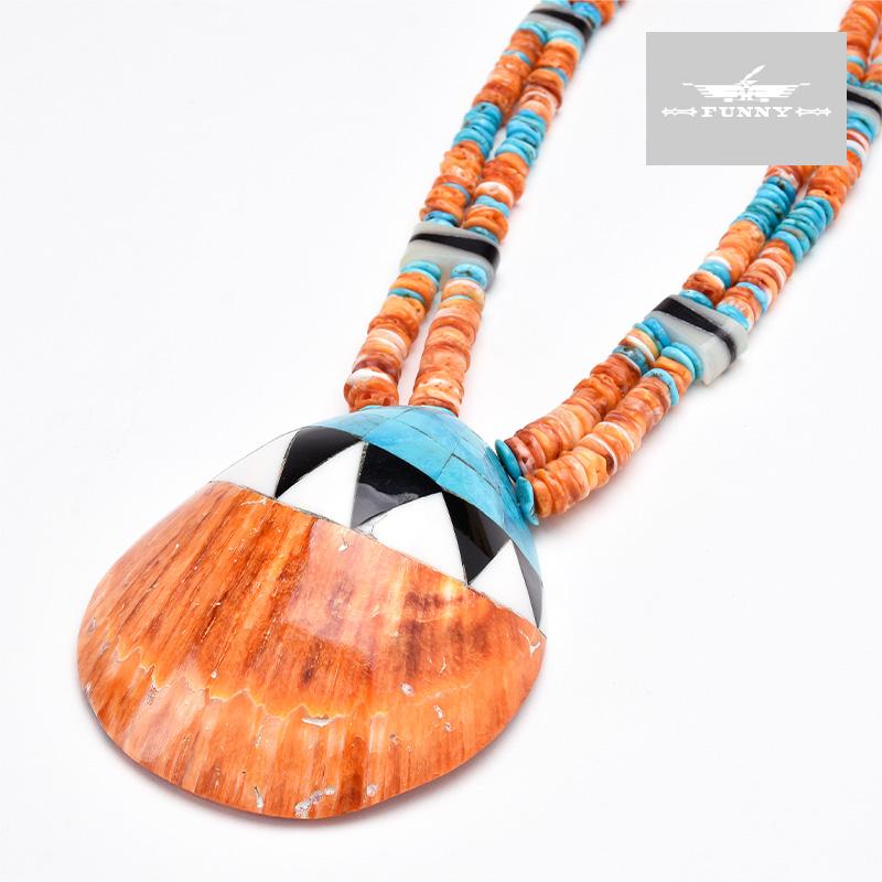 Indian Jewelry FUNNY公式ストア サントドミンゴ族 シェル ビーズ