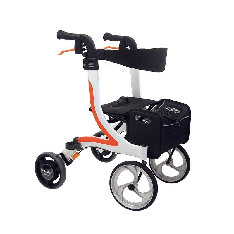 カワムラサイクル 屋内外両用 4輪 歩行器 KW41 抑速ブレーキ付きタイプ