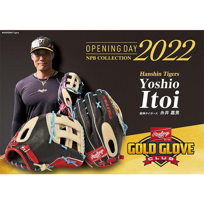 限定 軟式 カラー グラブ 糸井嘉男モデル 2022 NPB OPENING DAY