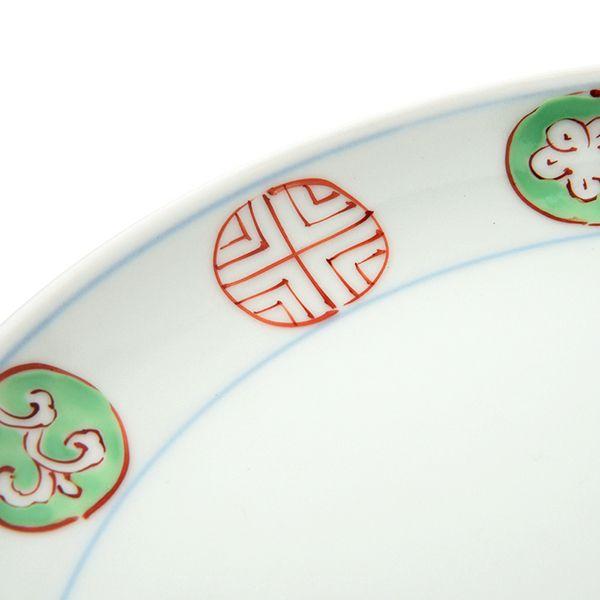 有田焼 取り皿 染錦丸紋5.5寸丸皿 【福珠窯（有田焼窯元）】marumon