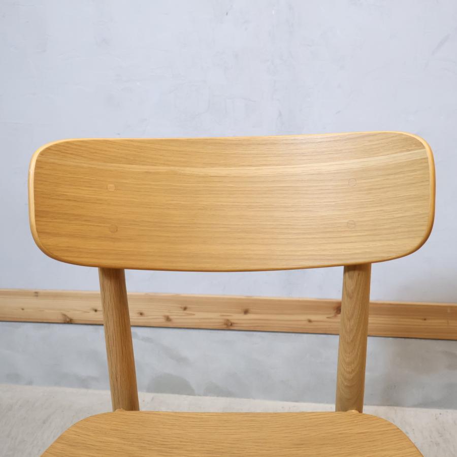 無印良品（MUJI） オーク材 ラウンドチェア ダイニングチェア 北欧