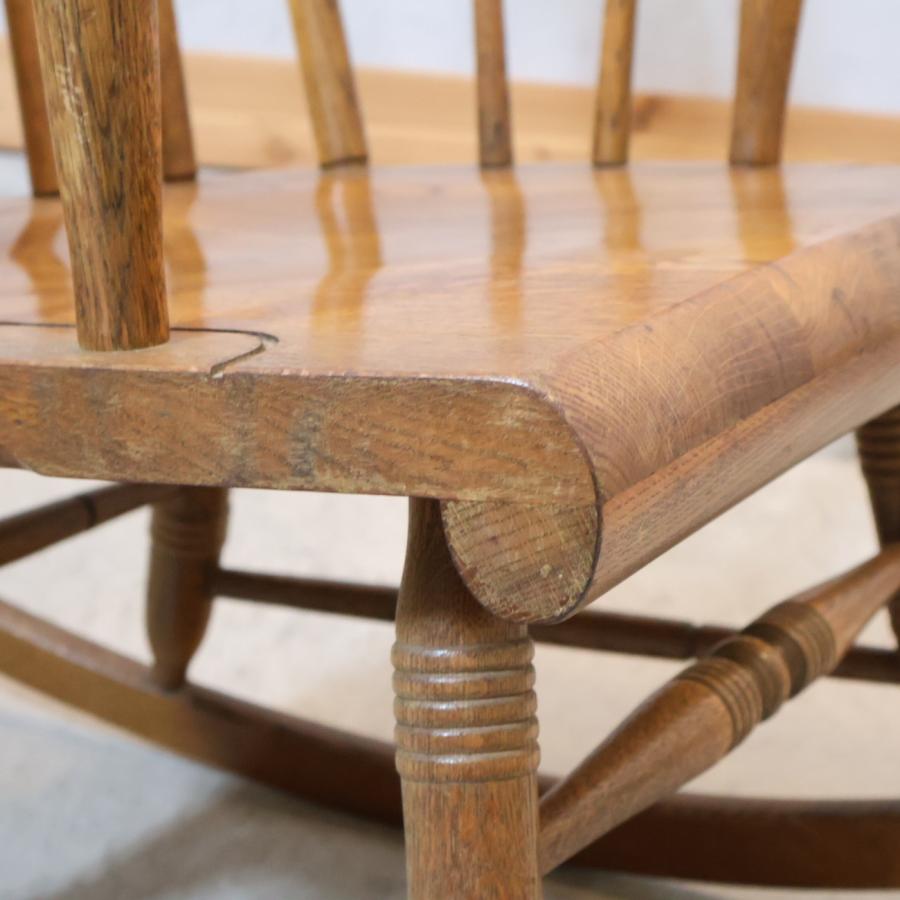 飛騨産業 キツツキマーク 穂高 ホワイトオーク材 ロッキングチェアー