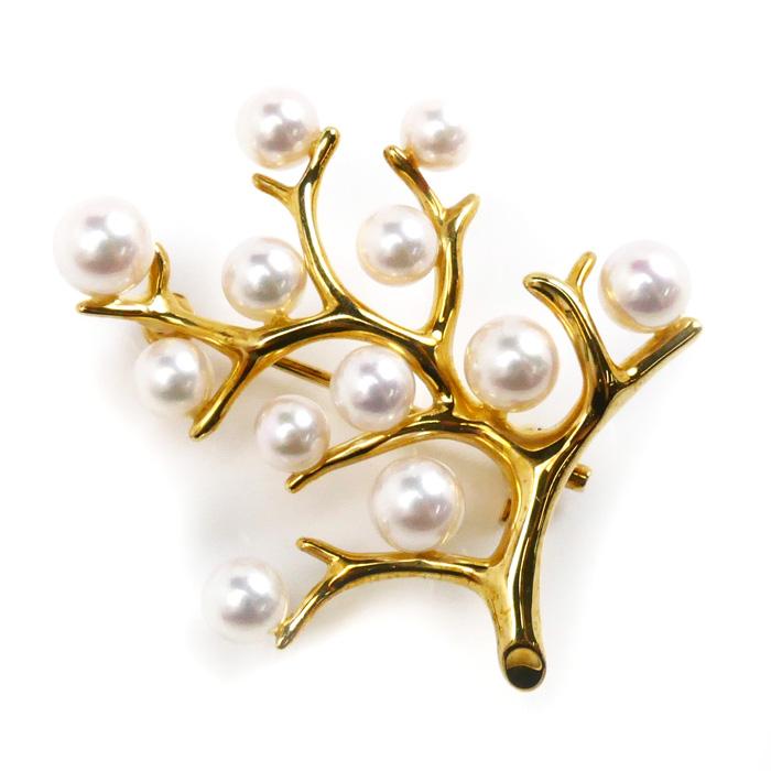 MIKIMOTO（ミキモト） K18YG イエローゴールド 幸福の木 Kofuku no ki