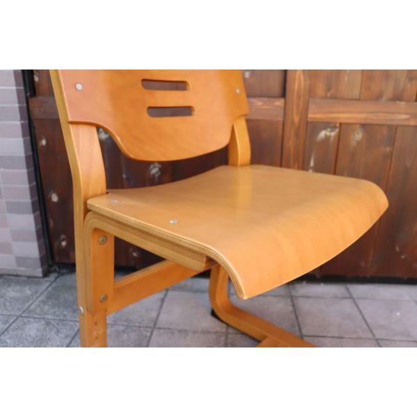 KOSUGA コスガ ビーチ材 キッズチェア 学習椅子 高さ調整可 デスク