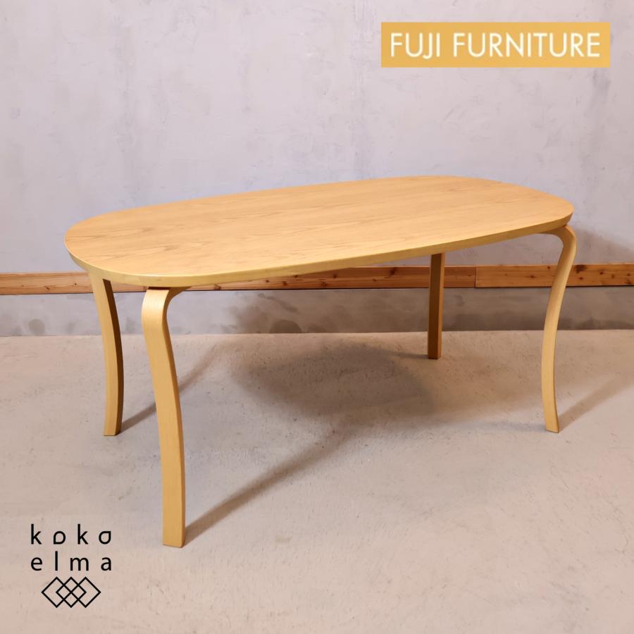FUJI FURNITURE 冨士ファニチア Cute オーク材 ダイニングテーブル