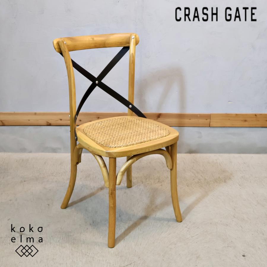 Knot antiques CRASH GATE クラッシュゲート X-BACK CHAIR ナラ材