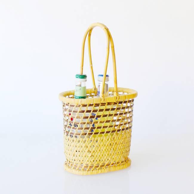 竹 の バスケット 菖蒲籠(あやめかご） / 小林ミドリ 竹細工 作家 新潟