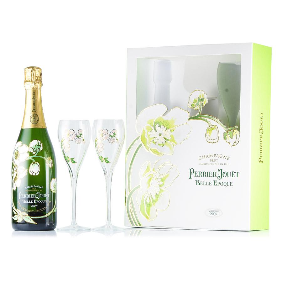 ペリエ ジュエ ベル エポック グラス2脚セット 2007 箱不良 外装