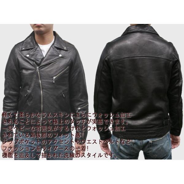 ライダースジャケット ダブル メンズ レザージャケット ライダーズ