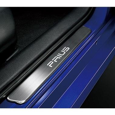 トヨタ（TOYOTA） トヨタ純正 ステンレス製スカッフプレート (車名ロゴ