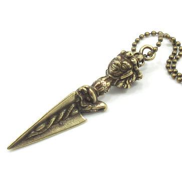 チベット密教 法具 プルパ 独鈷杵 ストラップ アクセサリー 金剛杵