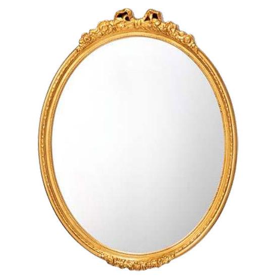 鏡 壁掛け ミラー 壁掛け鏡 ウォールミラー （ゴールド 金 金色