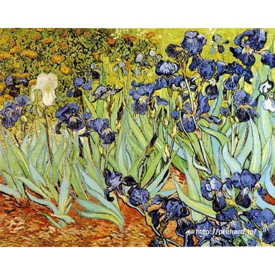 ゴッホ 絵画 アイリス F8号 【複製】【美術印刷】【世界の名画】【8号