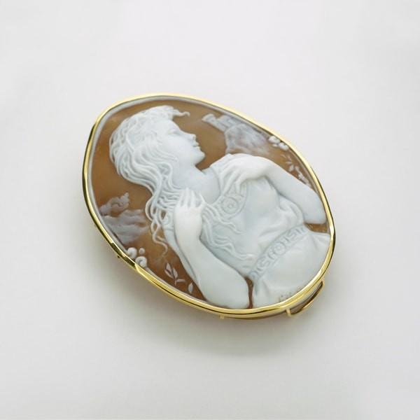 CAMEO（カメオ） 【限定1点】 K18 イエローゴールド シェル ブローチ