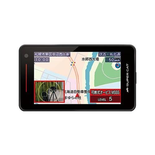 ユピテル(YUPITERU)SUPER CAT MSSS対応レーザー＆レーダー探知機