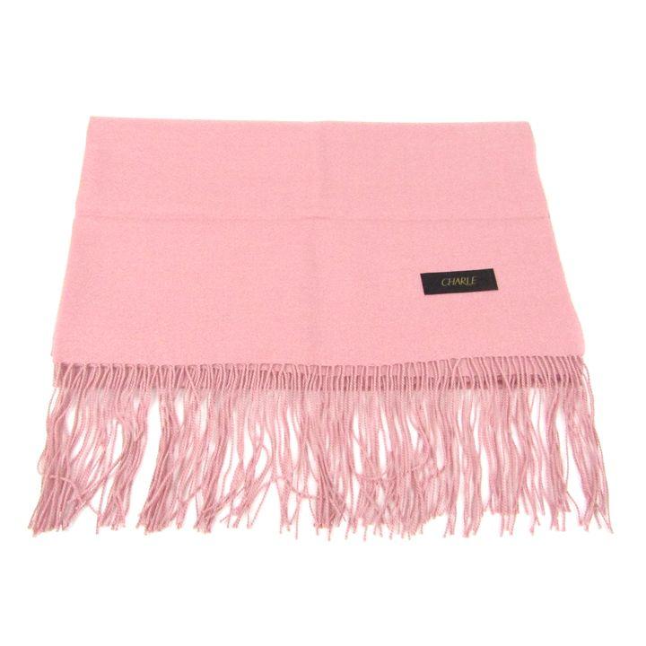 シャルレ ストール スカーフ 無地 ブランド レディース ピンク CHARLE