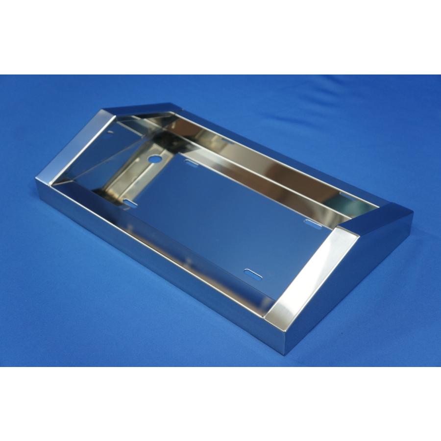 ジェットイノウエ とんがりナンバー枠大型用 ステンレスナンバー