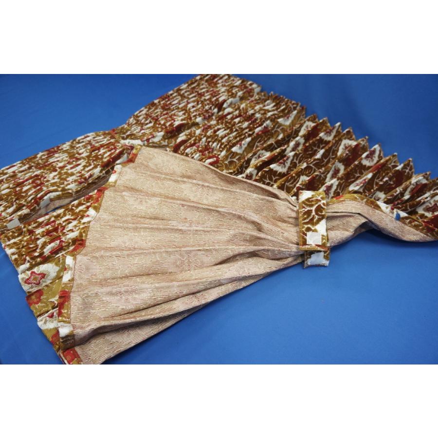 大花束 仮眠カーテンセット 横2400mm×縦800mm オレンジ : トラック