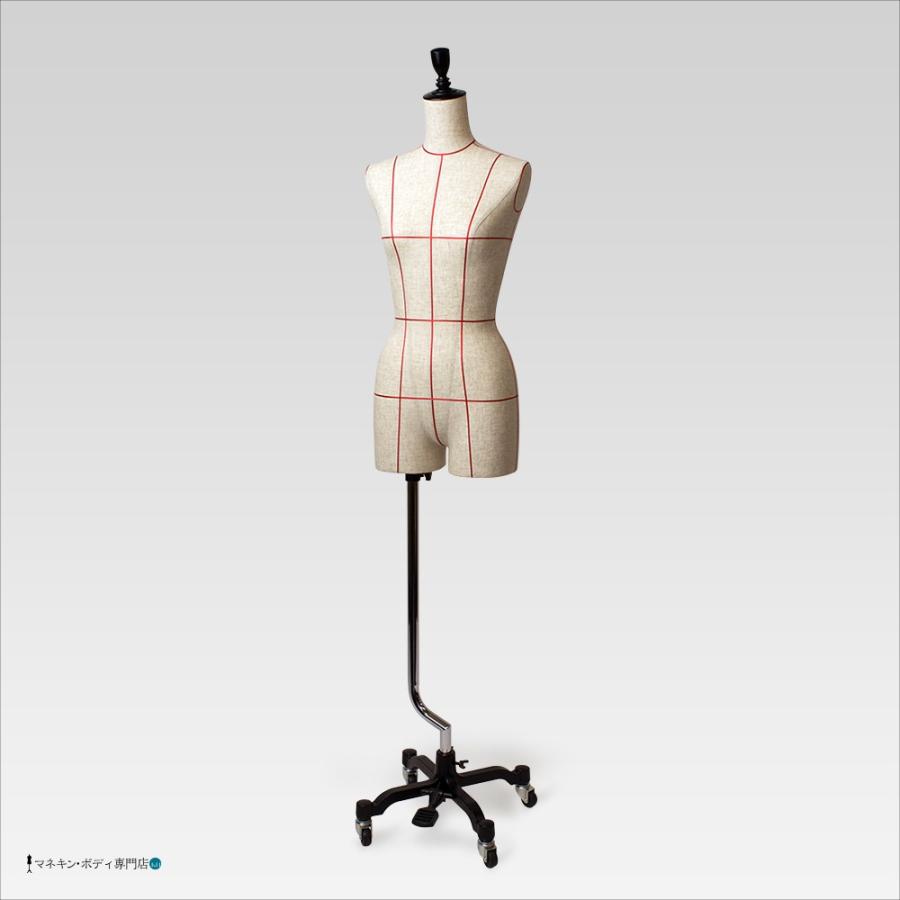 洋裁用ボディ 裁断ライン 婦人 芯地マネキン 腕なし股ありトルソー