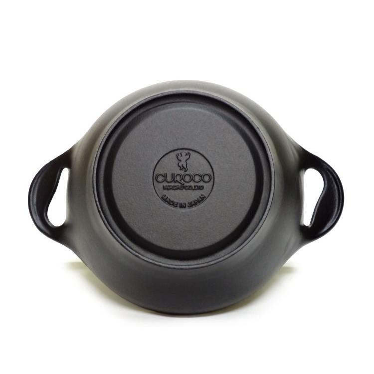 岩鋳（IWACHU） キャセロール 20cm (深型) 南部鉄器 クロコ(CUROCO