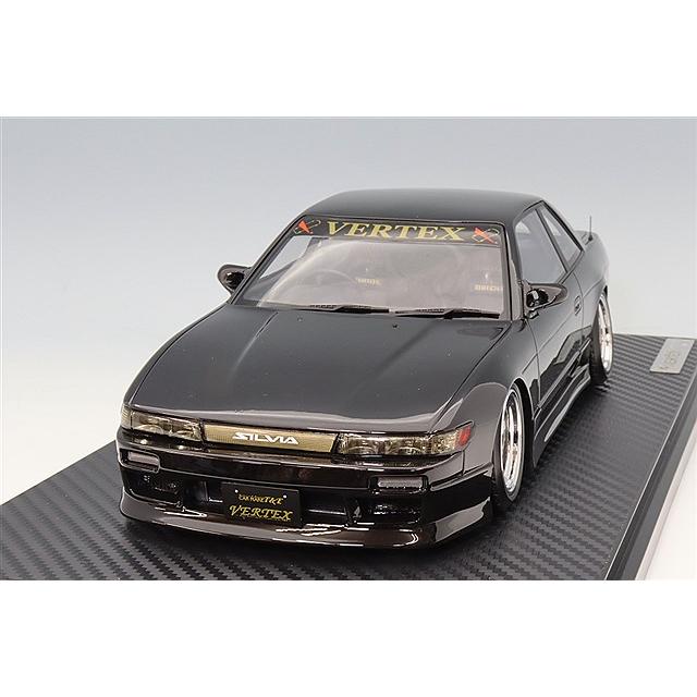 イグニッションモデル 1/18 VERTEX S13 シルビア ブラック/ワタナベ