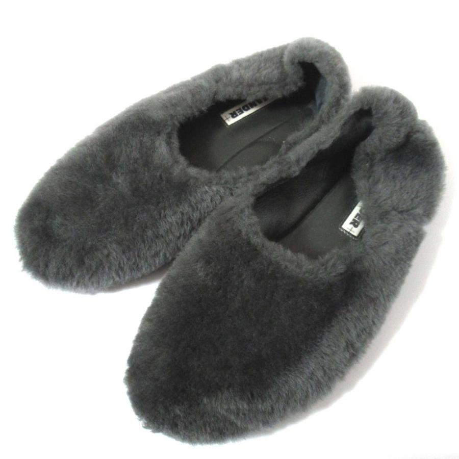 JIL SANDER（ジルサンダー） 美品 ムートンファー スリッポン シューズ