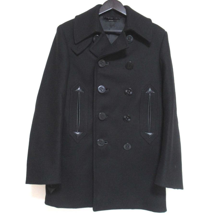 TOM FORD（トムフォード） 美品 レザーパイピング メルトン ウール P