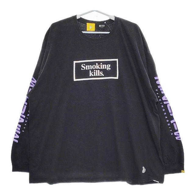 FR2/MINTCREW SMOKING KILLS コットン XL 長袖Tシャツ カットソー